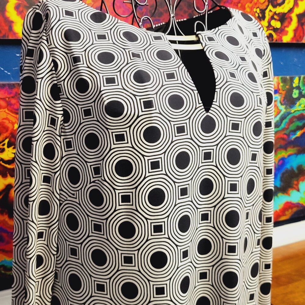 Vince Caputo ~ Sz 10 ~ Fully Lined ~ Long Sleeve Dress ~ NWOT